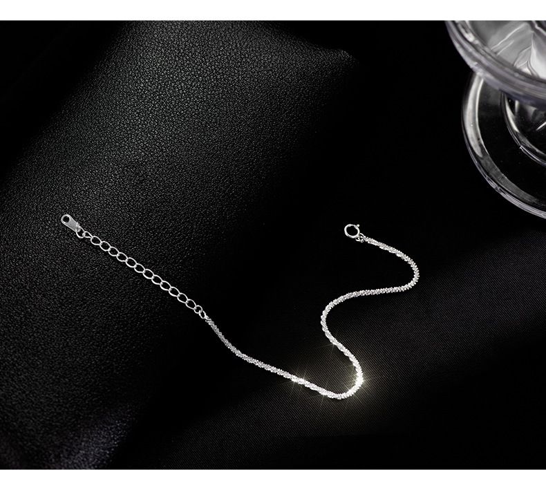 S Pure Sëlwer Temperament Full Of Stars Liicht Luxus, Einfach Versatile, Einfach Kette Dënn Bracelet, Weiblech Nisch A_voghion.com