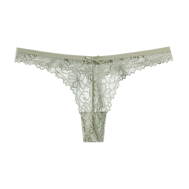 String sexy en dentelle et coton pour femme, taille basse, respirant, 2025D, entrejambe, Pure Desire_voghion.com