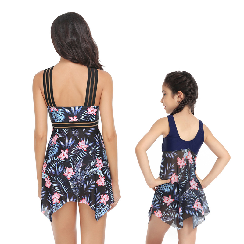 Maillot de bain familial Maillot de bain mère et fille Maillot de bain parent-enfant_voghion.com