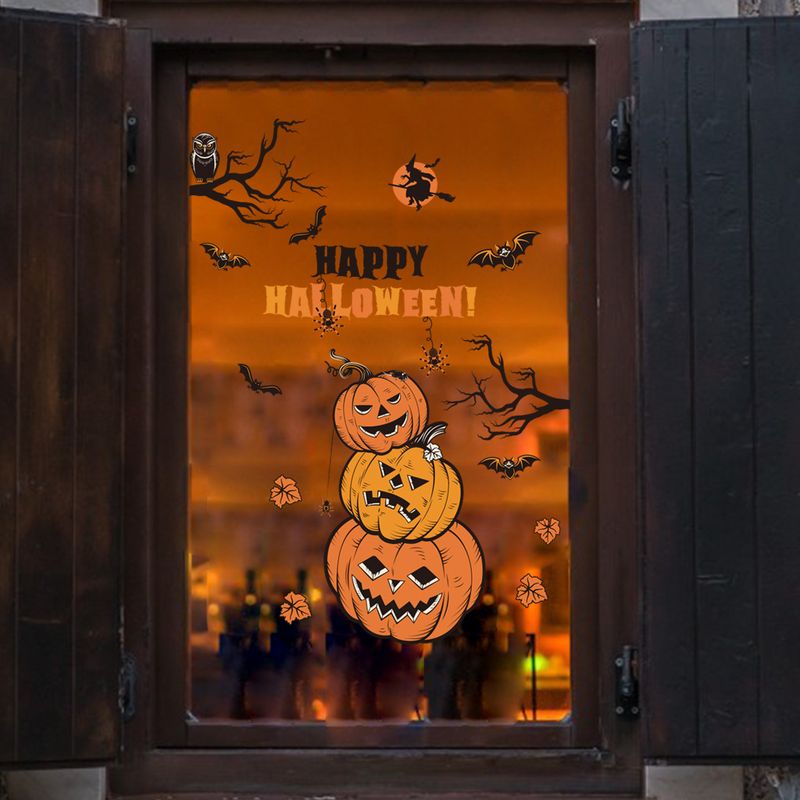 Pegatinas de pared para ventana de sala de estar, decoración de fiesta AFH1274_voghion.com