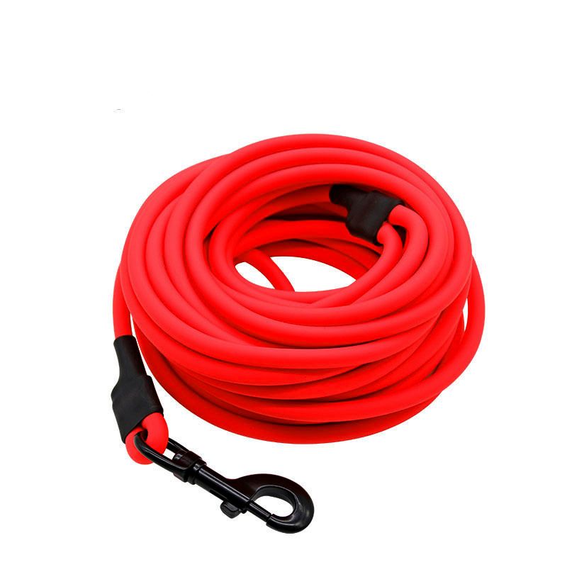 Laisse ronde extensible en PVC, imperméable, résistante à l'usure, au froid et à la traction, pour chiens de petite et moyenne taille_voghion.com
