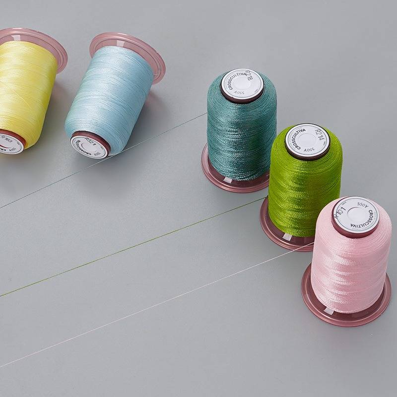 120D550 yards polyester broderitråd Håndbroderitråd 24 farvesæt_voghion.com