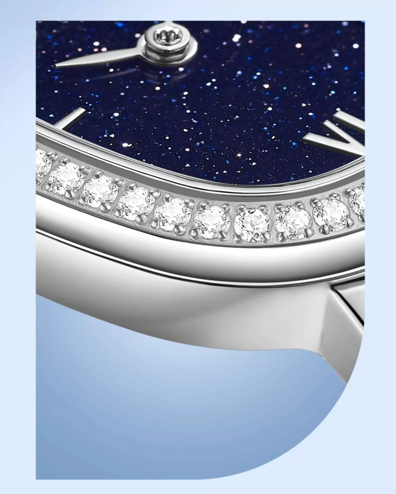 Women's Watches Fashion Light Luxury Oval Diamond Fritillaria Compact High-end Watch Waterproof Temperament Simple Women's Quartz Watch_voghion.com