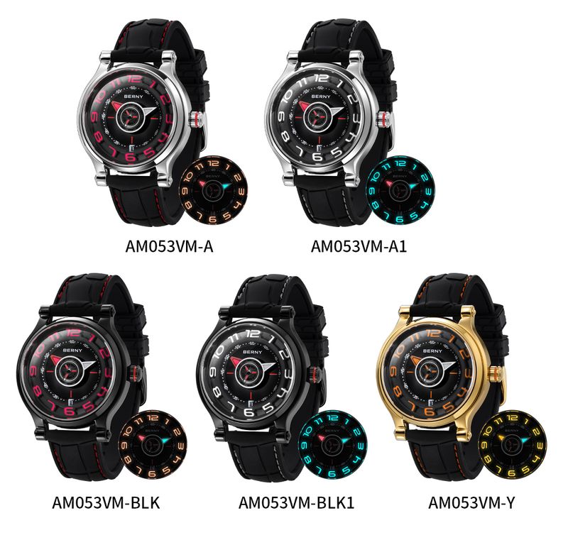 Relojes automáticos BERNY para hombre, de moda, resistentes al agua hasta 5 ATM, correa de silicona, reloj mecánico con fecha, reloj de pulsera de zafiro superluminoso y fácil de leer._voghion.com