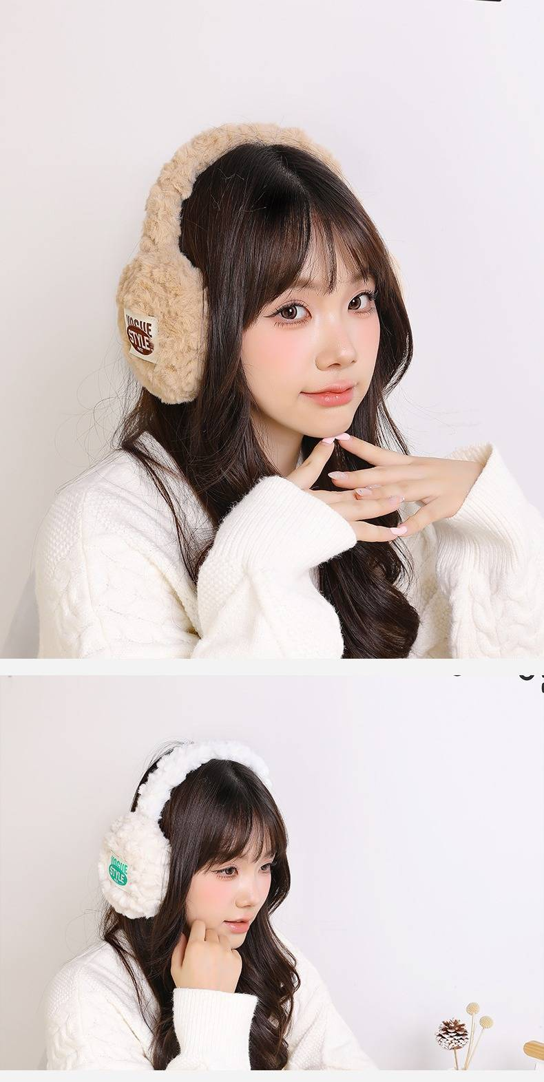 Soft Fleece Ear Muffs For Women & Men – Winter Warmth, Windproof, Comfortable For Cycling, Outdoor Activities – Unisex, Lightweight & Stylish_voghion.com