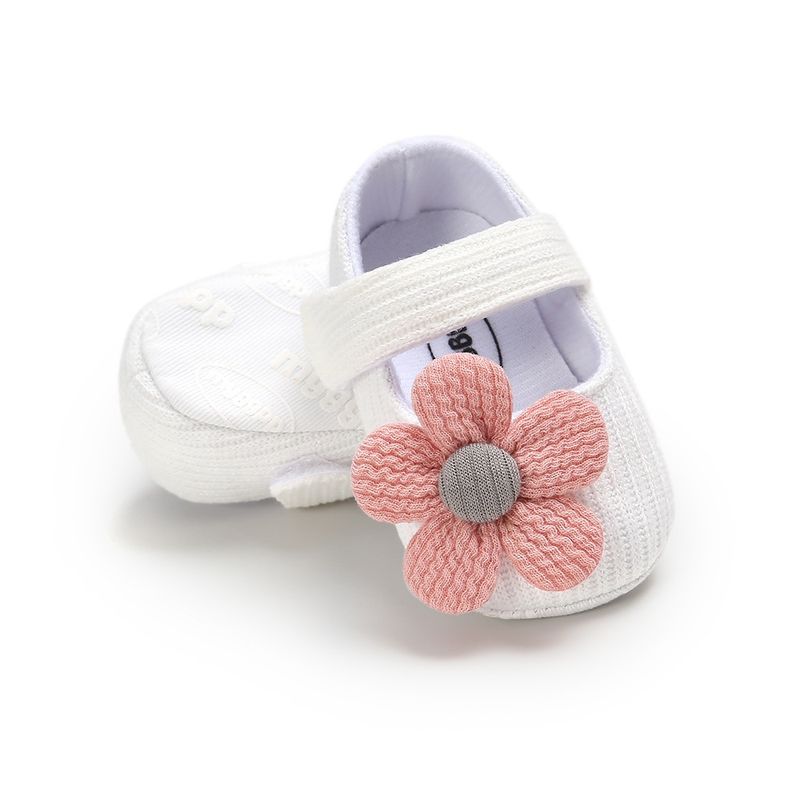 Weiche Sohle Blume Pre-Walking Niedlichen Stil Mädchen Baby Tuch Wanderschuhe_voghion.com