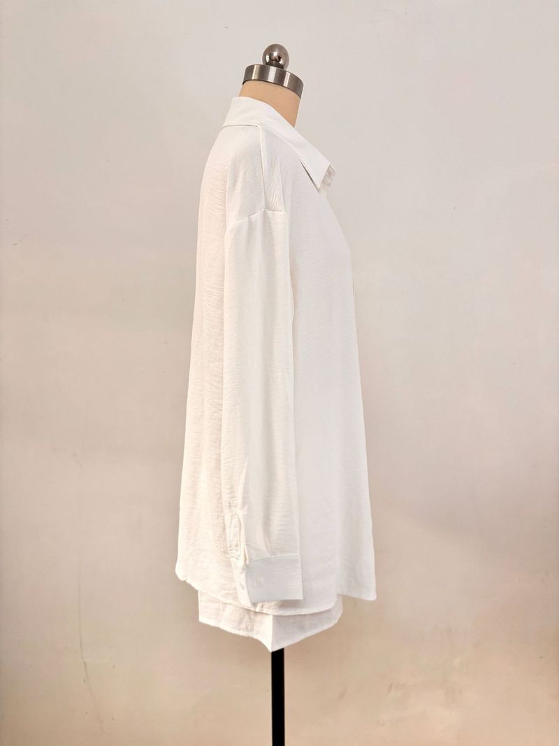 Abbigliamento da donna, pantaloncini a maniche lunghe, larghi e casual, completo da due pezzi_voghion.com