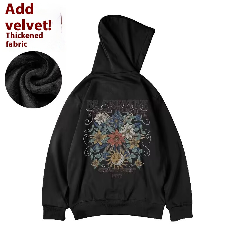 Chaozhou Marka Büyük Boy Kapşonlu Polar Fermuarlı Hırka Kazak Erkek Moda Sonbahar ve Kışlık Mont_voghion.com