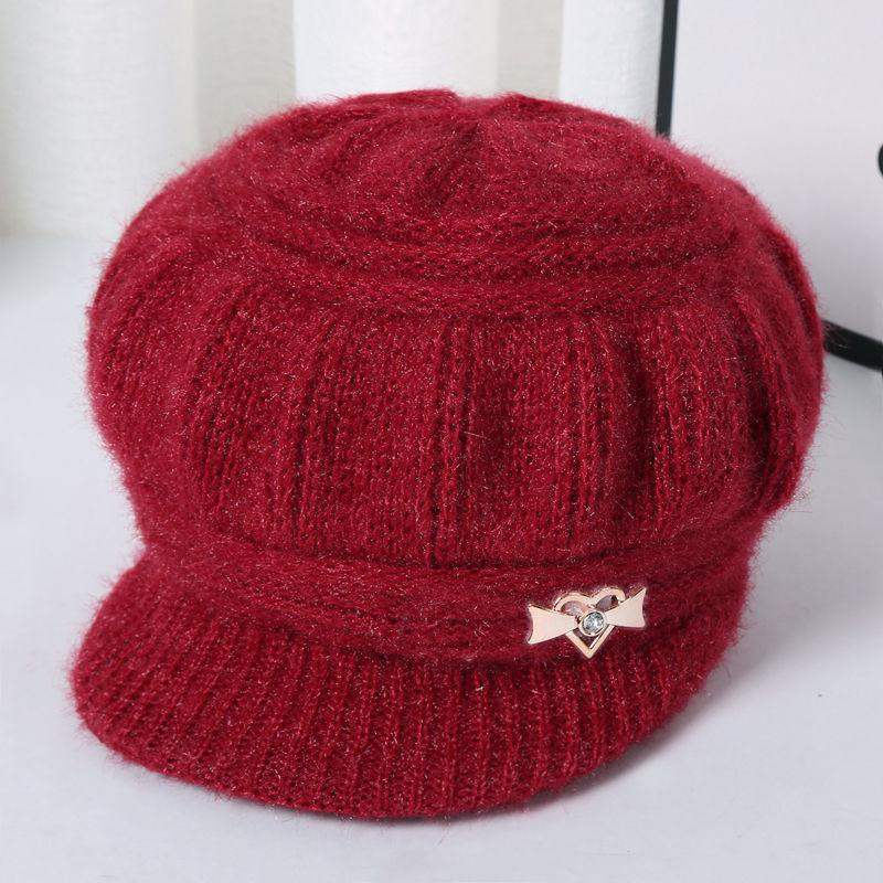 Mütze und Schal-Set für Damen, Winter, weiblich, warm, Strickmütze, Schal und Samt, winddicht, Radmütze, Skimütze, Schals-Set_voghion.com