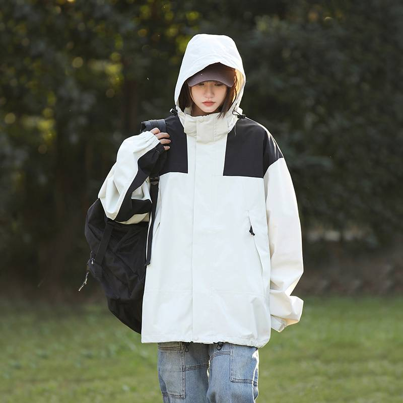 Sports jacket men's spring 2024 new casual jacket men's and women's spring trend waterproof outdoor jacket men's_voghion.com