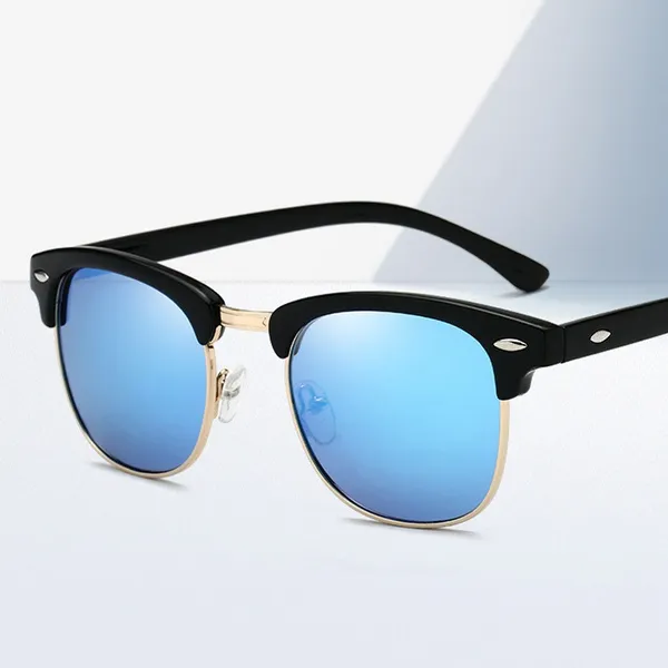 NIEUWE Mode Vintage Gepolariseerde Zonnebril Mannen Vrouwen Zonnebril Randloze Klassieke Luipaard Zonnebril UV400 _voghion.com