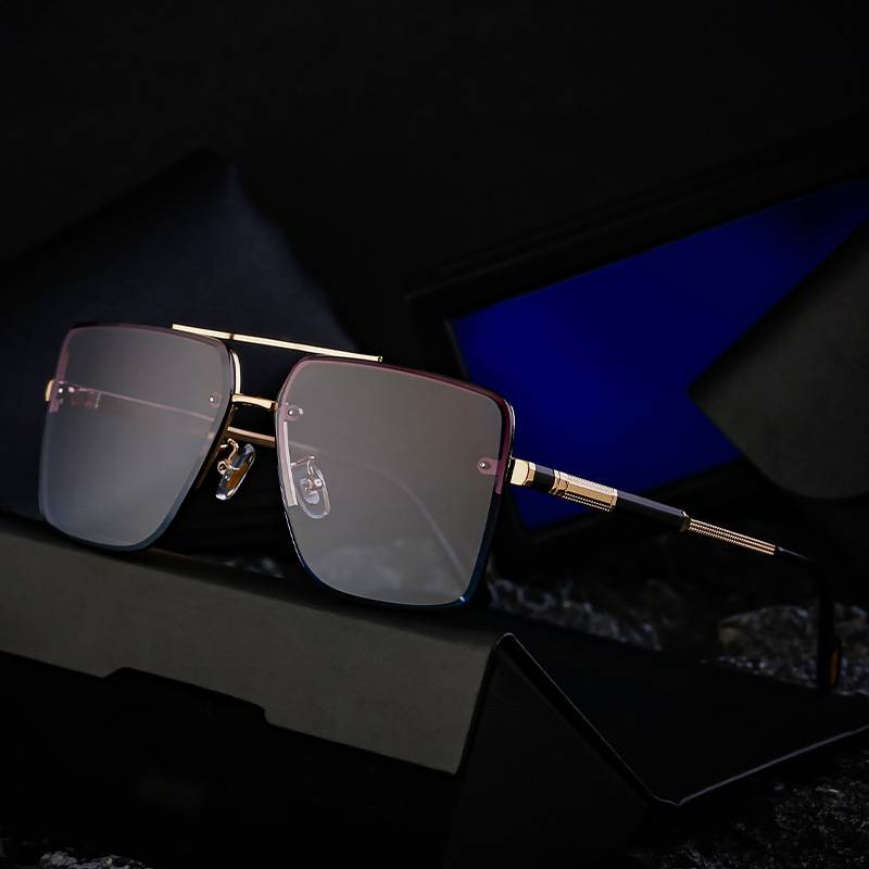 2025 Uudet eurooppalaiset ja amerikkalaiset muoti puolikehykselliset aurinkolasit miesten aurinkosuoja-aurinkolasit_voghion.com