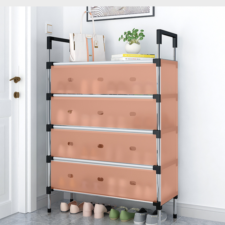Family Organizer 5-stufiges, platzsparendes Schuhregal, einfache Montage, schlankes Design für den Eingangsbereich, Kleiderschrank_voghion.com