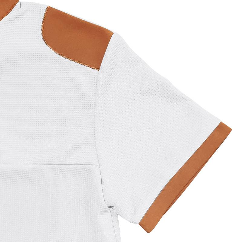 Waffle Herren Sommer Casual Tethered Henry Kurzarm Shorts Anzug_voghion.com