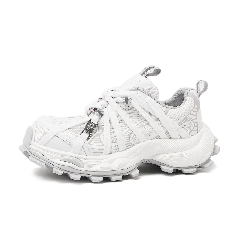 Zapatos casuales blancos Cameido de punta redonda, cómodos, para mujer, para desplazamientos diarios._voghion.com