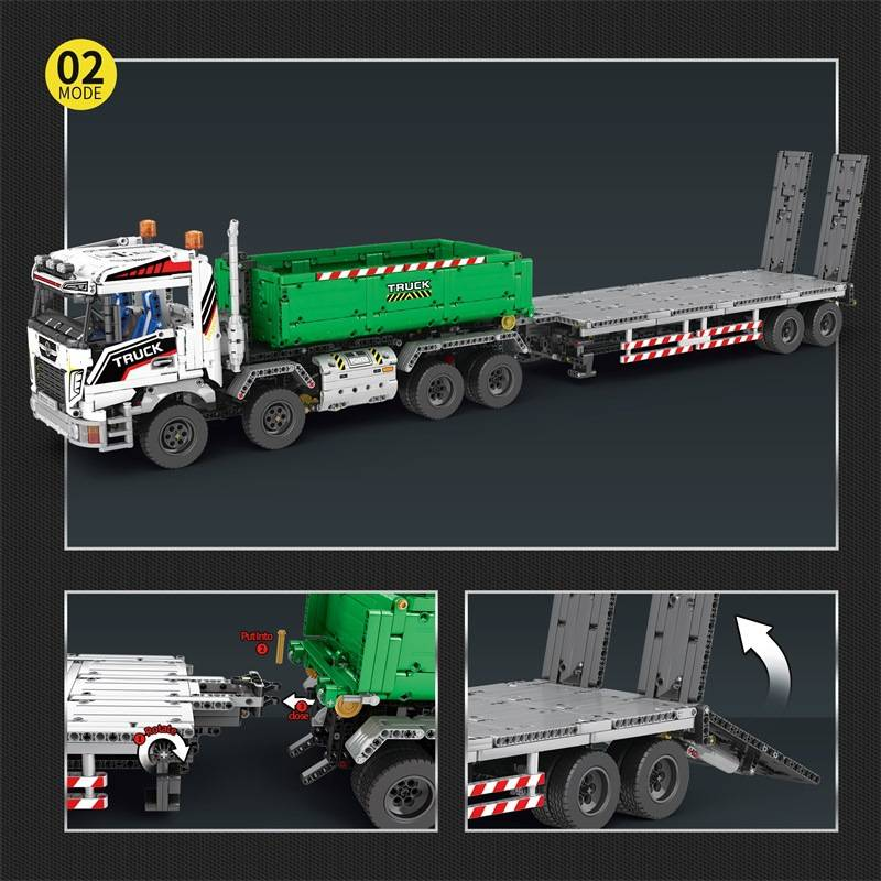 Power Engineering Hook Crane Remote Control Building Blocks Set – DIY Construction Toy With 800+ ABS Pieces For Teens & Adults_voghion.com