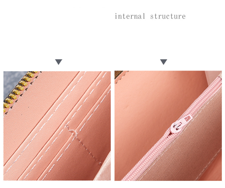 Women's Bags New Style Niche Printed Small Fragrance Style Long Large Capacity Multifunctional Wallet Clutch Bag_voghion.com