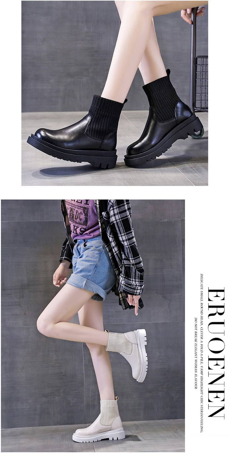 Martin Boots Women's 25 Autumn/Winter New Style Boots Thick-soled Ankle Boots_voghion.com