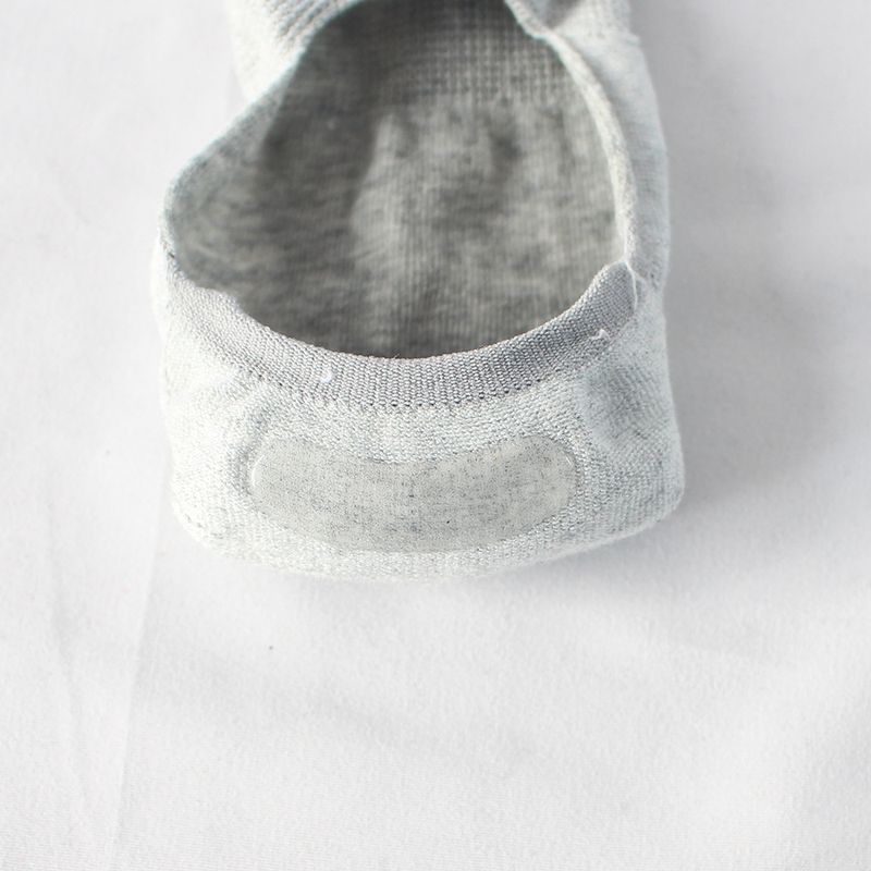 Invisible socks for men Solid color light mouth cotton garter with silicone non-slip boat socks Thin socks for men and women summer_voghion.com