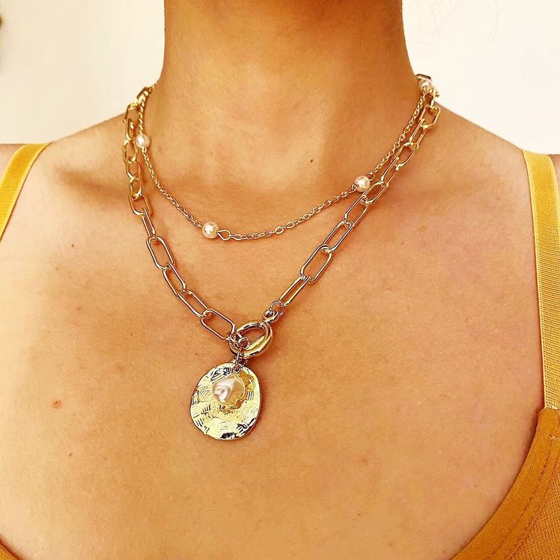 Multi schicht unregelmäßigen perlenkette, speziell geformte retro Barock perlenkette schmuck high-end_voghion.com