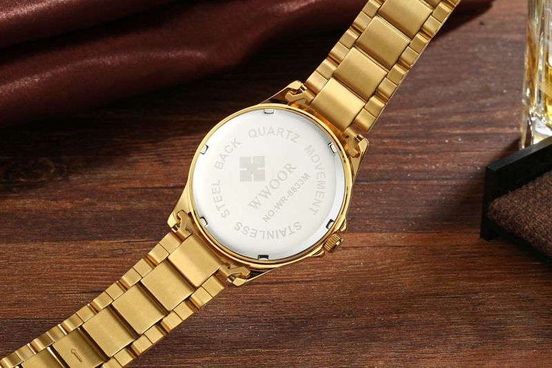 Men's Classic Business Quartz Watch With Date Display, Stainless Steel Band, Water Resistant Casual Wristwatch For Men Men's Watch_voghion.com