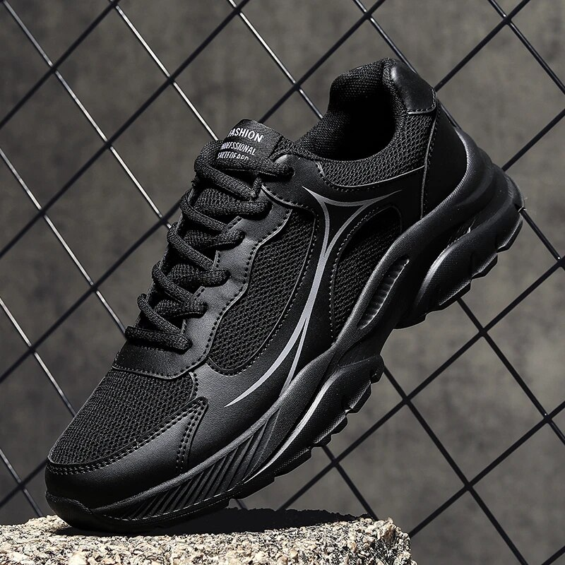 Men 2024 New Casual Shoes Male Black Outdoor Shoe Size 46 Breathable Sports Basket Sneakers Fashion Lightweight Walking_voghion.com