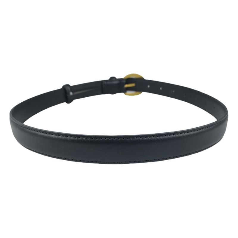 Cintura con fibbia ad ardiglione di alta qualità, semplice, versatile, decorativa, di tendenza, casual, da donna._voghion.com