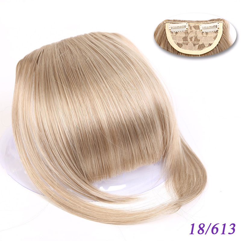 Włosy syntetyczne Peruki do sprzedaży bezpośredniej z prostymi grzywkami dla kobiet i podwójnymi bokobrodami_voghion.com