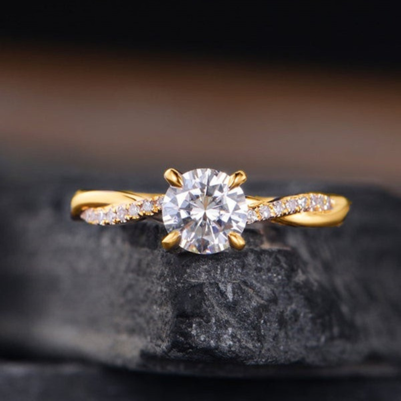 Shuosbai Elegant Fraen Voll Strass Inlaid Kubesch Zirkonia Fangerring Hochzäitsschmuck_voghion.com