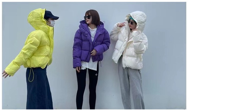 Cappotto corto da donna, corto e spesso, alla moda_voghion.com