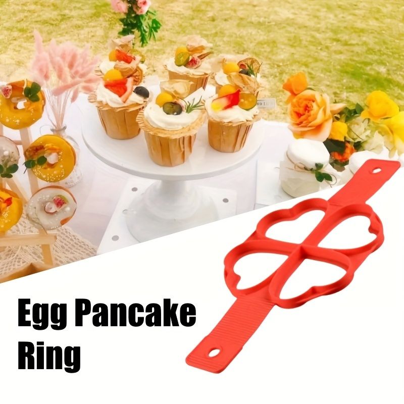 1 anello antiaderente in silicone per pancake all'uovo per colazioni perfette e per cucinare in cucina_voghion.com