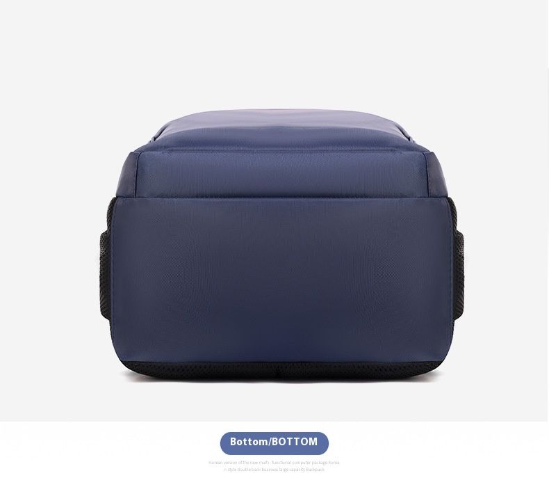 Multi Functional Men's Business Backpack Company Gift College Student Backpack Solid Color Simple Daily Commuting Backpack_voghion.com