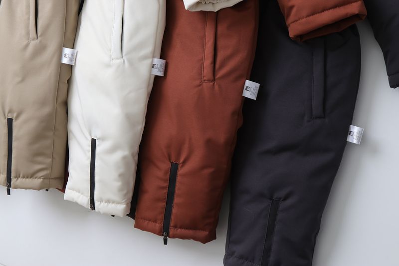 Traje de nieve infantil con forro polar – Pelele de invierno ultracálido con capucha (90-120 cm) – Mono de esquí unisex con cremallera completa para niños pequeños_voghion.com