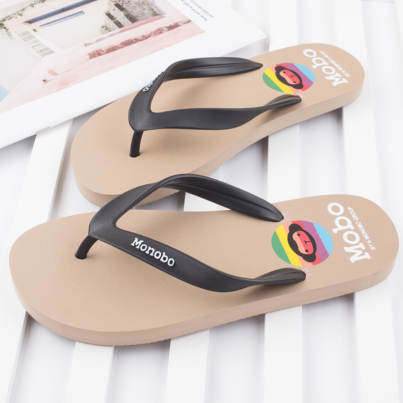 MONOBO Thailand kleiner Affe Herren Flip-Flops Sommer Strandschuhe Europäische und amerikanische Flip-Flops Casual Hausschuhe Sandalen_voghion.com