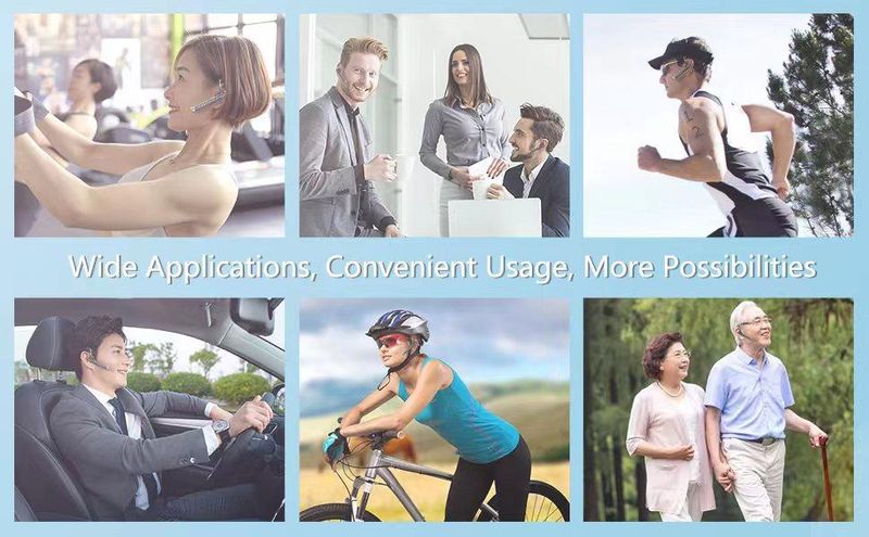 Cuffie Bluetooth con cancellazione del rumore, microfono HD CVC8.0, audio wireless a mani libere_voghion.com