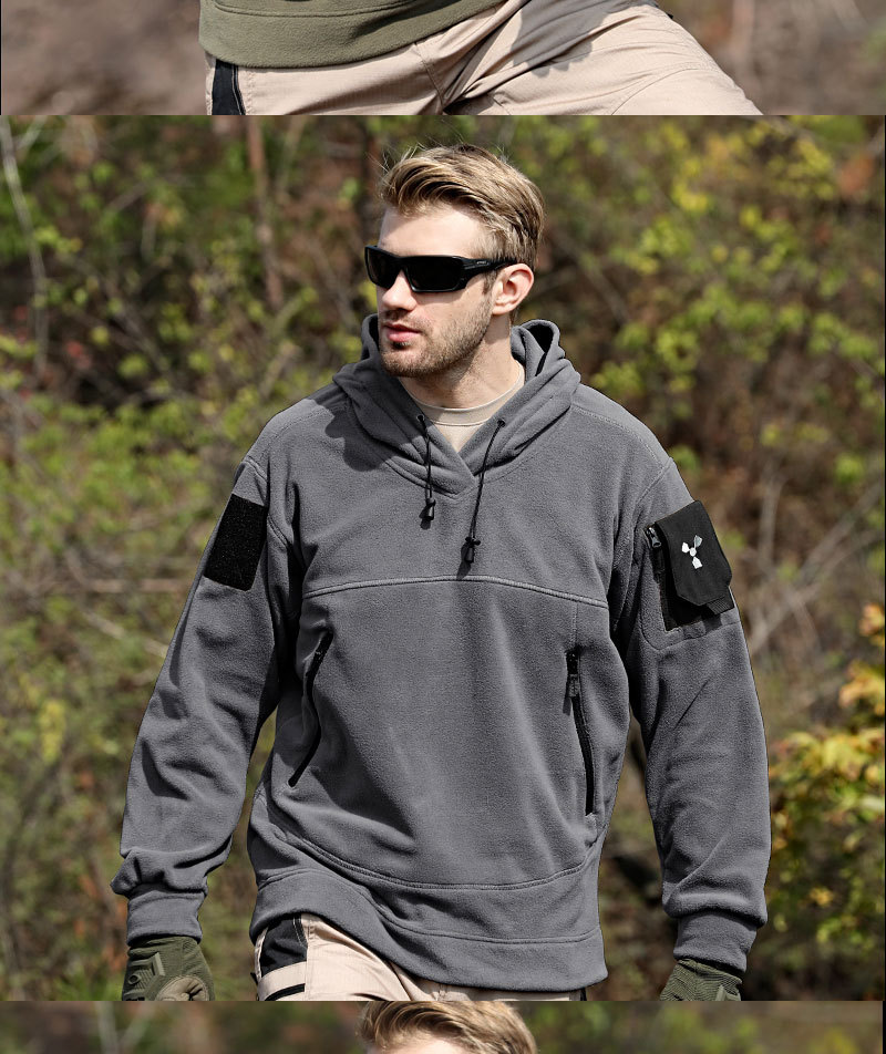 Beetle Invader Series Taktische Robe Herren Outdoor Wärme Shake Fleece Pullover Charge Mantel Innentank_voghion.com