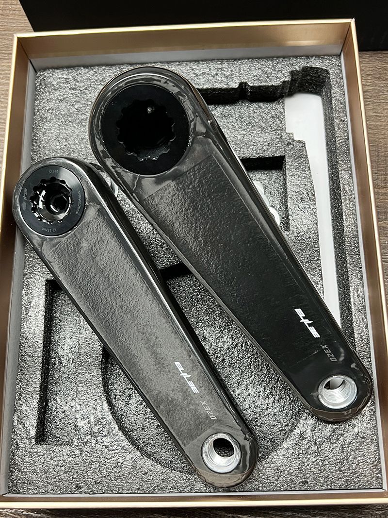 Guarnitura con misuratore di potenza Fiber SIGEYI, set di corone in titanio, alluminio e carbonio Axis_voghion.com