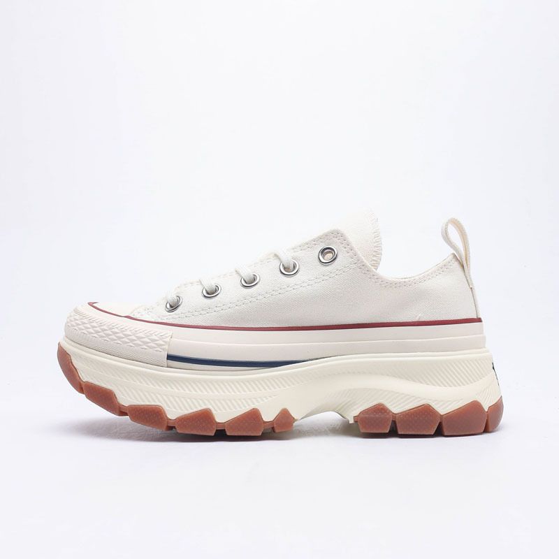 New New New 1970S, Sandwich Cookies, Thick Sole, Sponge Cake, High And Low Cut Canvas Shoes, Inner Height_voghion.com