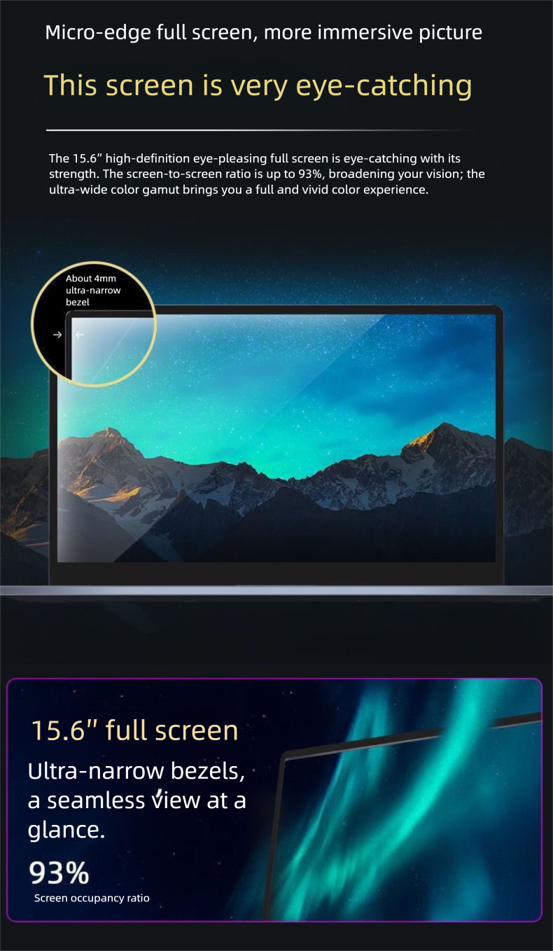 Nuovo laptop da 15,6 pollici N5095/N95/N150 per ufficio, studenti e giochi_voghion.com