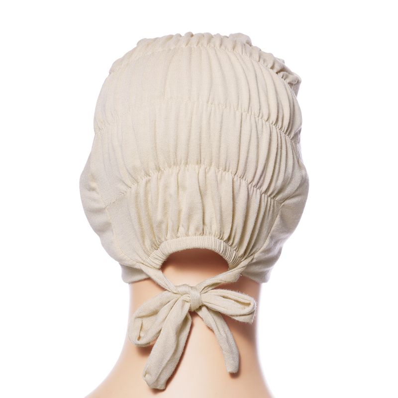 Adjustable Modal Elastic Bottoming Hat - Solid Color Head Covering Scarf With Rope & Lace (Breathable, Comfortable, Stretchy Headwear For Women)_voghion.com