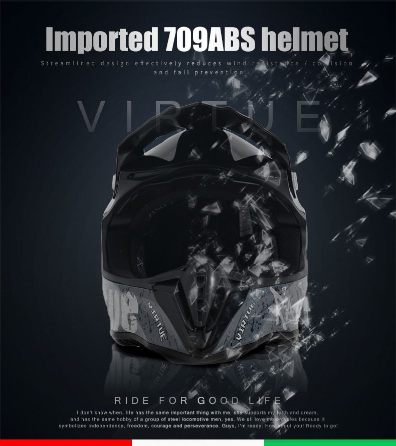 E-scooter helmet ECE Mountain Racing Hipster Cool off-road helmet Kart ATV helmet_voghion.com