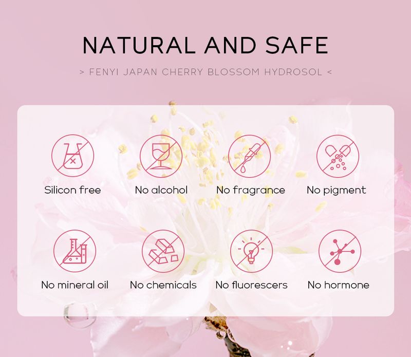 Fen Yi Japanese Cherry Blossom Pure Dew 100ml Hydrating Moisturizing Toner Facial Care Skin Care Products_voghion.com