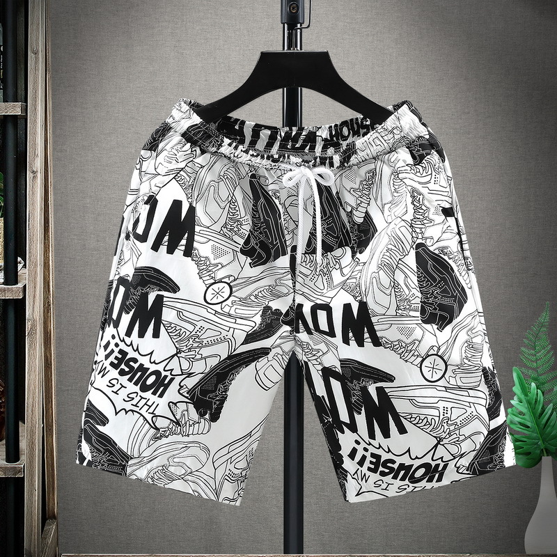 Short coréen décontracté à 5 points pour hommes, grand caleçon, tendance d'été, grande taille, ample, couple, pantalon de plage à séchage rapide_voghion.com