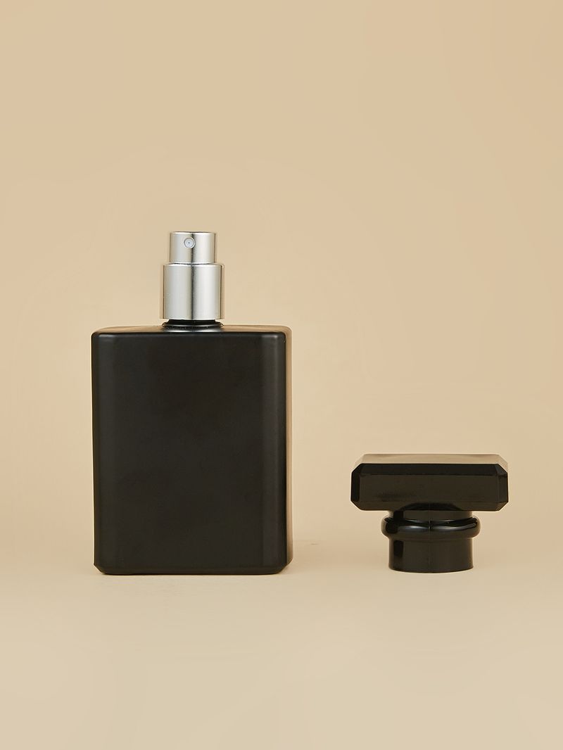 Parfümzubehör 30 ml 50 ml flache quadratische Flasche Glasparfümflasche Flüssigspray-Parfümflasche Glaskosmetik Leere Flasche_voghion.com