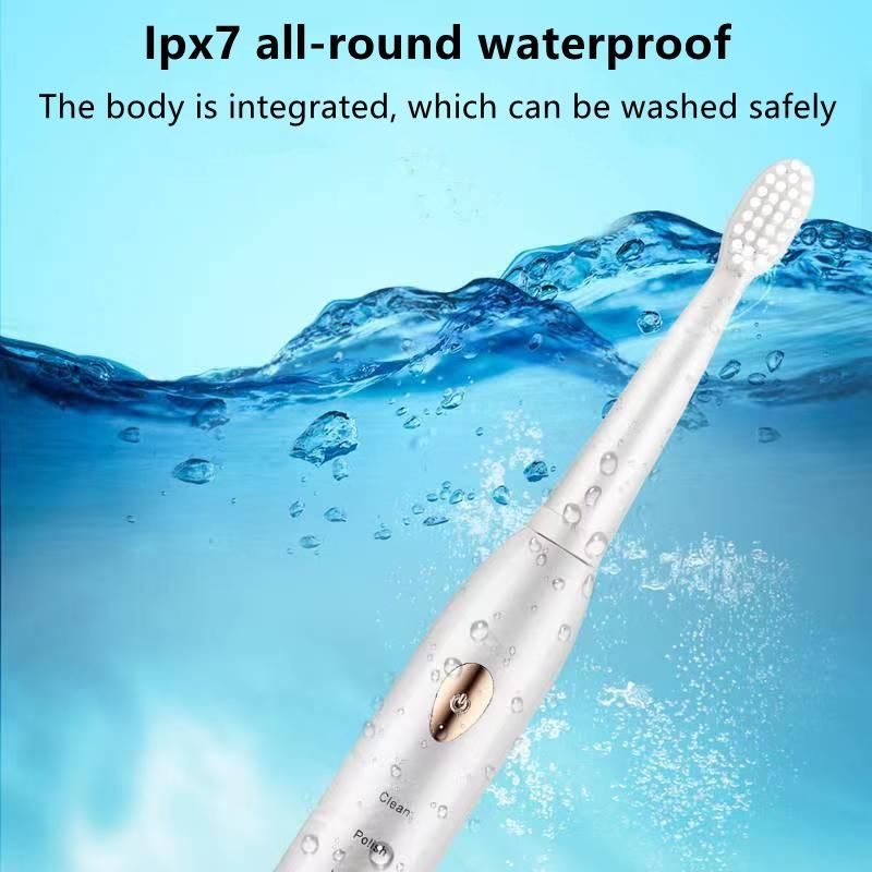 Cepillo de dientes eléctrico completamente nuevo, cepillo de dientes vibratorio doméstico de carga totalmente automática para adultos y niños, cabello suave impermeable HMM_voghion.com