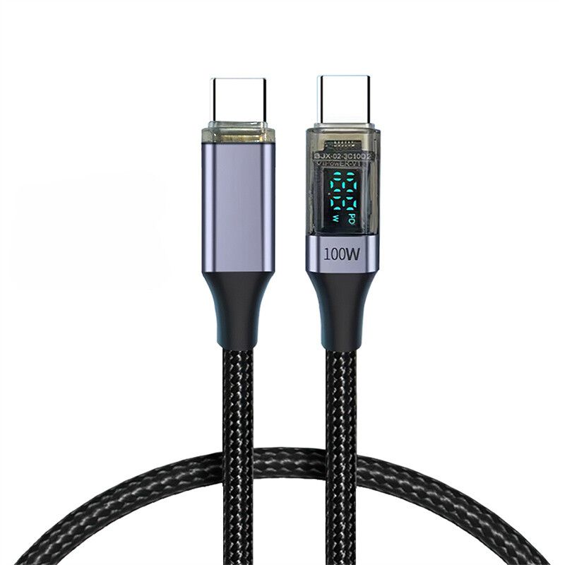 USB C zu USB C Schnellladekabel PD 100W Typ C Kabel für iPhone 16 15_voghion.com