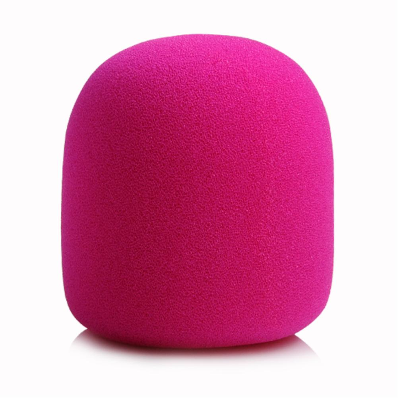 10pcs Wholesale 7*3.5cm Colorful Black Foam Mic Cover Handheld Stage Microphone Windscreen Foam Mic Cover Karaoke Dropshipping_voghion.com
