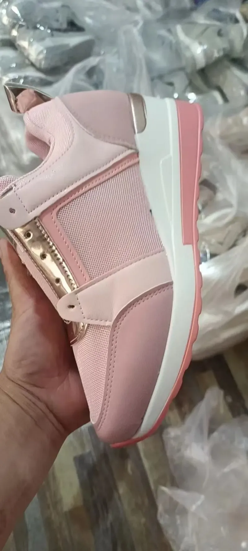 Nuove scarpe sportive casual con cinturino e tacco a spillo con suola spessa e cinturino singolo da donna in estate Ddmysaturn_voghion.com