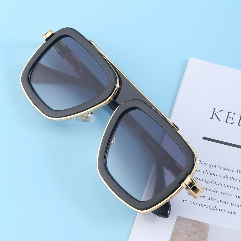 New Style Sunglasses, Retro Small Box Sunglasses, Men's Trendy Korean Version Sunglasses, Instagram Popular, Same Style Shadows_voghion.com