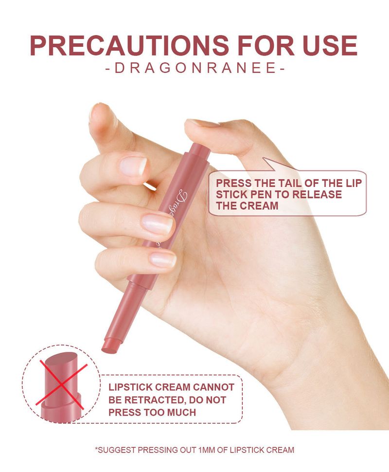 Push-Up Jelly Lipstick Pen - Fugtgivende lipgloss med spejlblank finish, reducerer læbelinjer, nærende og fugtgivende_voghion.com